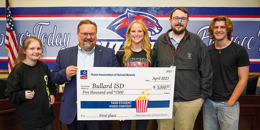 One of the previous Student Video Contest winners (Bullard ISD)